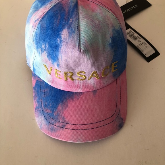 VERSACE Cap. Hat. Black. Gold Logo. Adjustable. Baseball cap. Size: XS main image 8